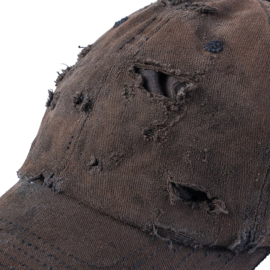 GR DISTRESSED CAP - CHARCOAL