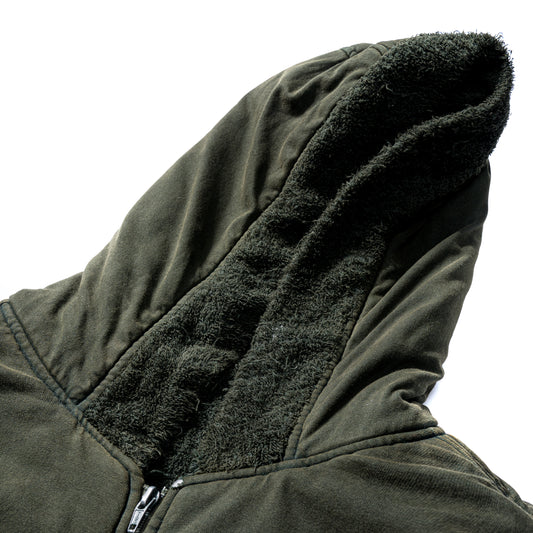 TOWEL BOMBER JACKET - ARMY GREEN