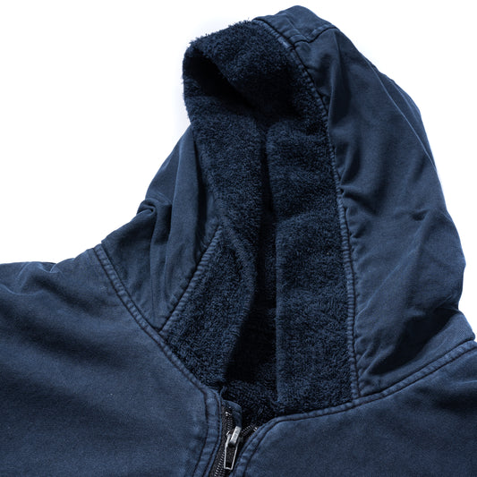 TOWEL BOMBER JACKET - NAVY