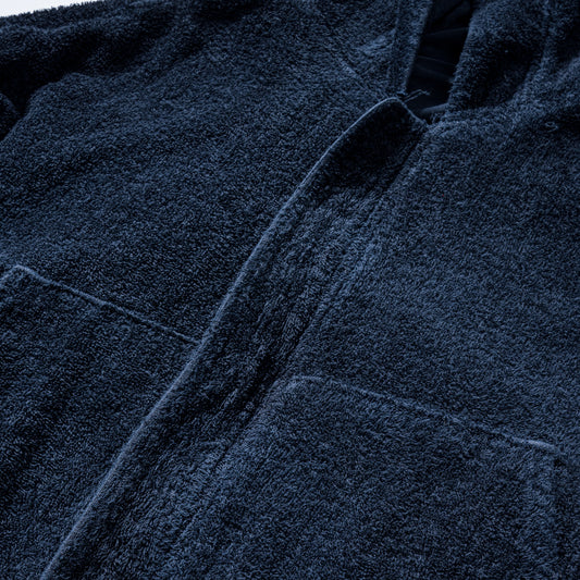 TOWEL BOMBER JACKET - NAVY