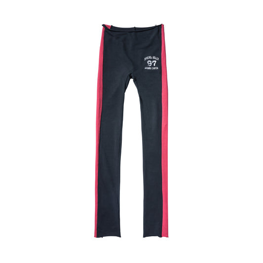 SIDE STRIPE SIERRA CANYON LEGGING - BLACK/ AKIRA RED