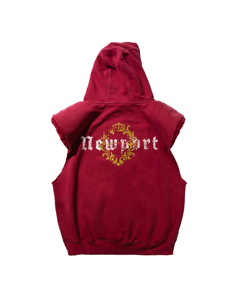 Newport Beach Sleeveless Padded Hoodie