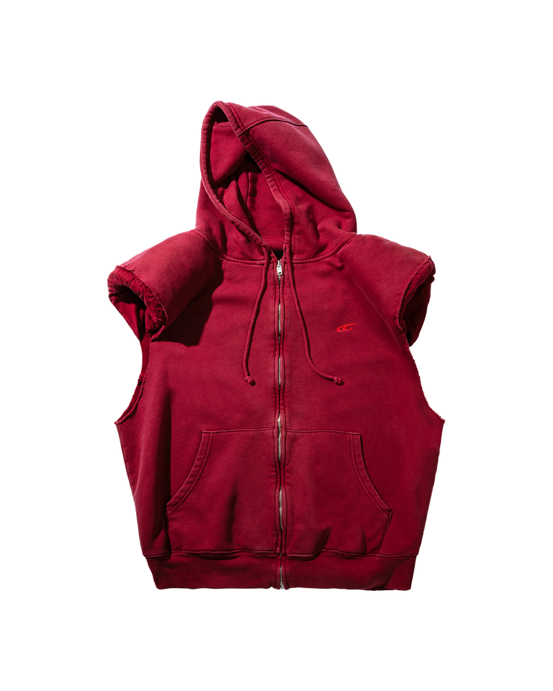 Newport Beach Sleeveless Padded Hoodie