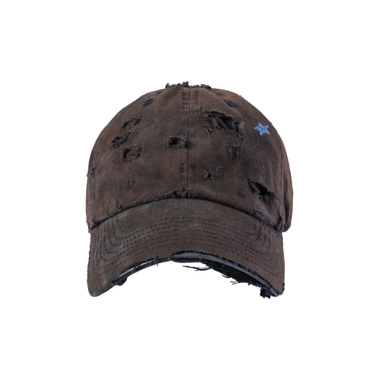 GR DISTRESSED CAP - CHARCOAL