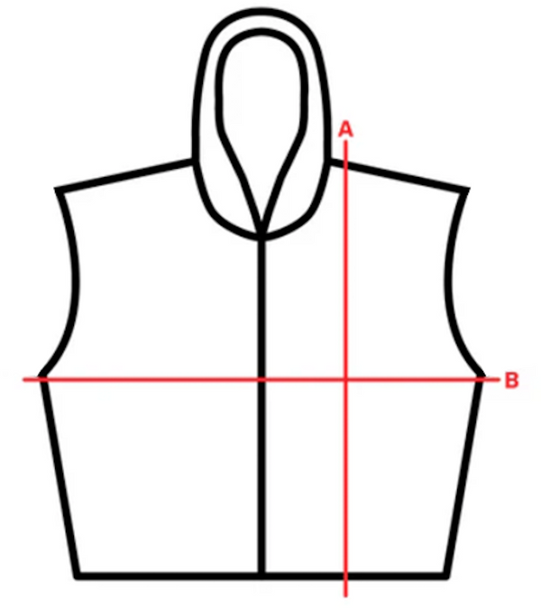 Size chart graphic